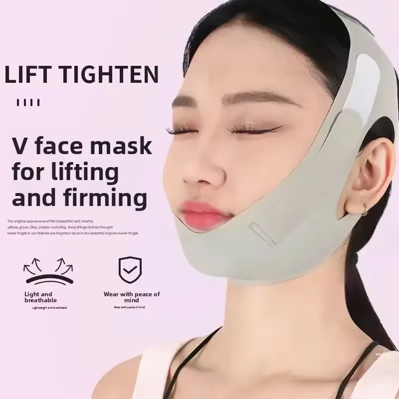 Lifting Belt - Adjustable V-shaped Facial Lifting Belt with
