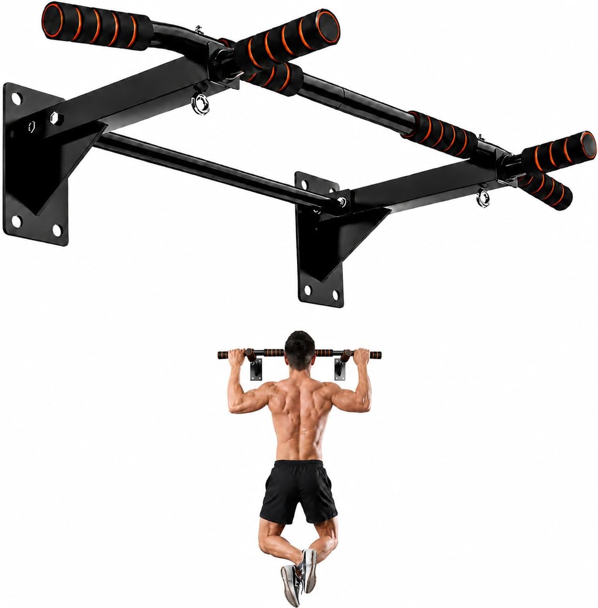 Pull-Up Bar for Home Gym, Wall - огляд і ціна Pull Up Bar