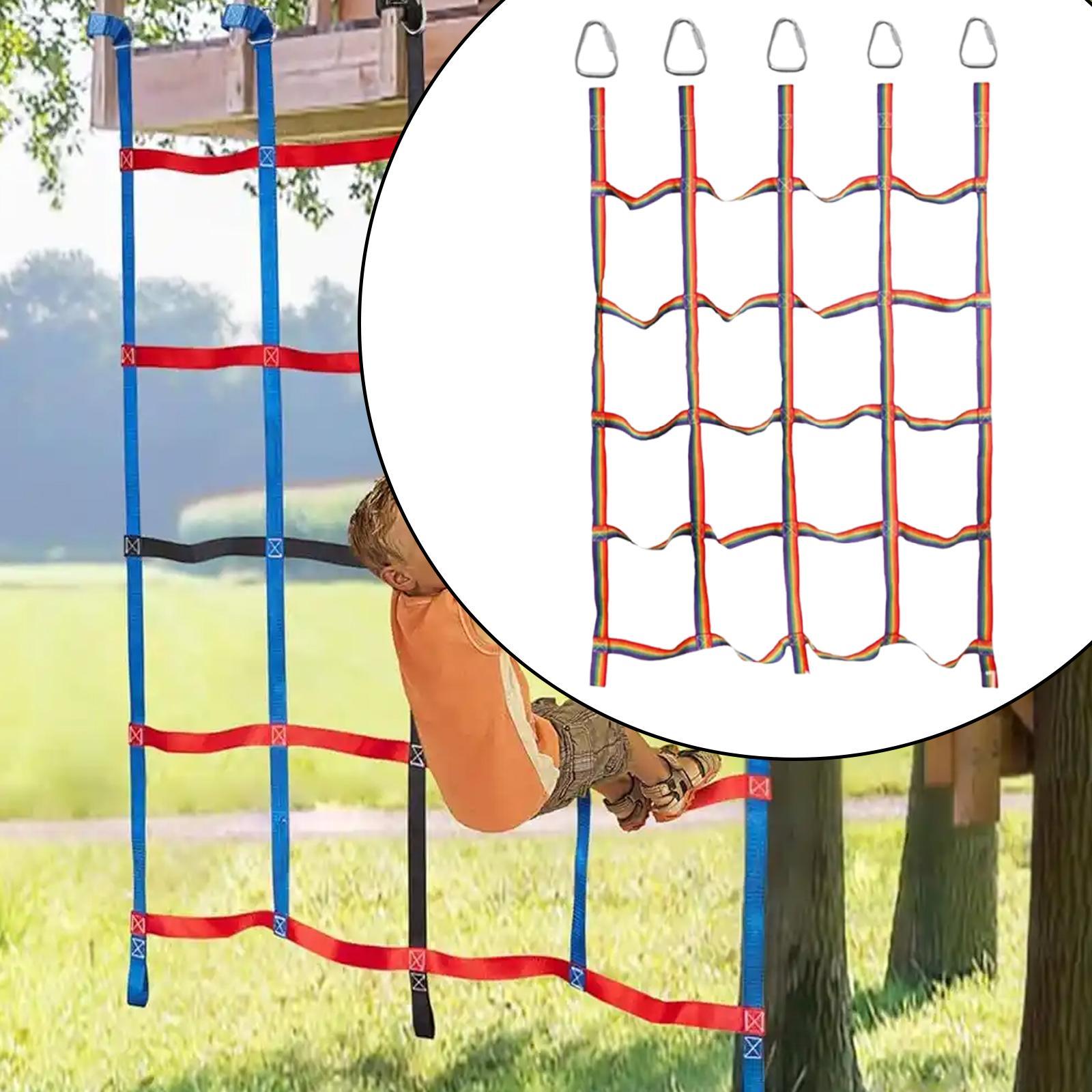 Kids Climbing Net Rainbow Rope - огляд і ціна Rope Climb