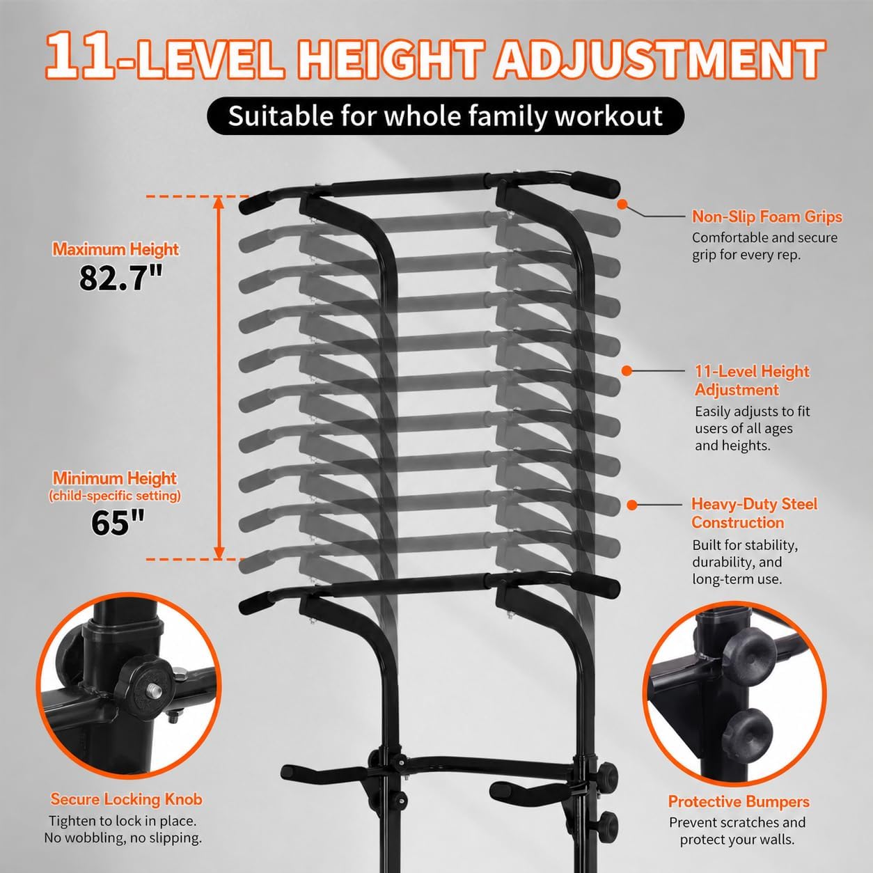 Power Tower for Home Gym, Pull - огляд і ціна Pull Up Bar