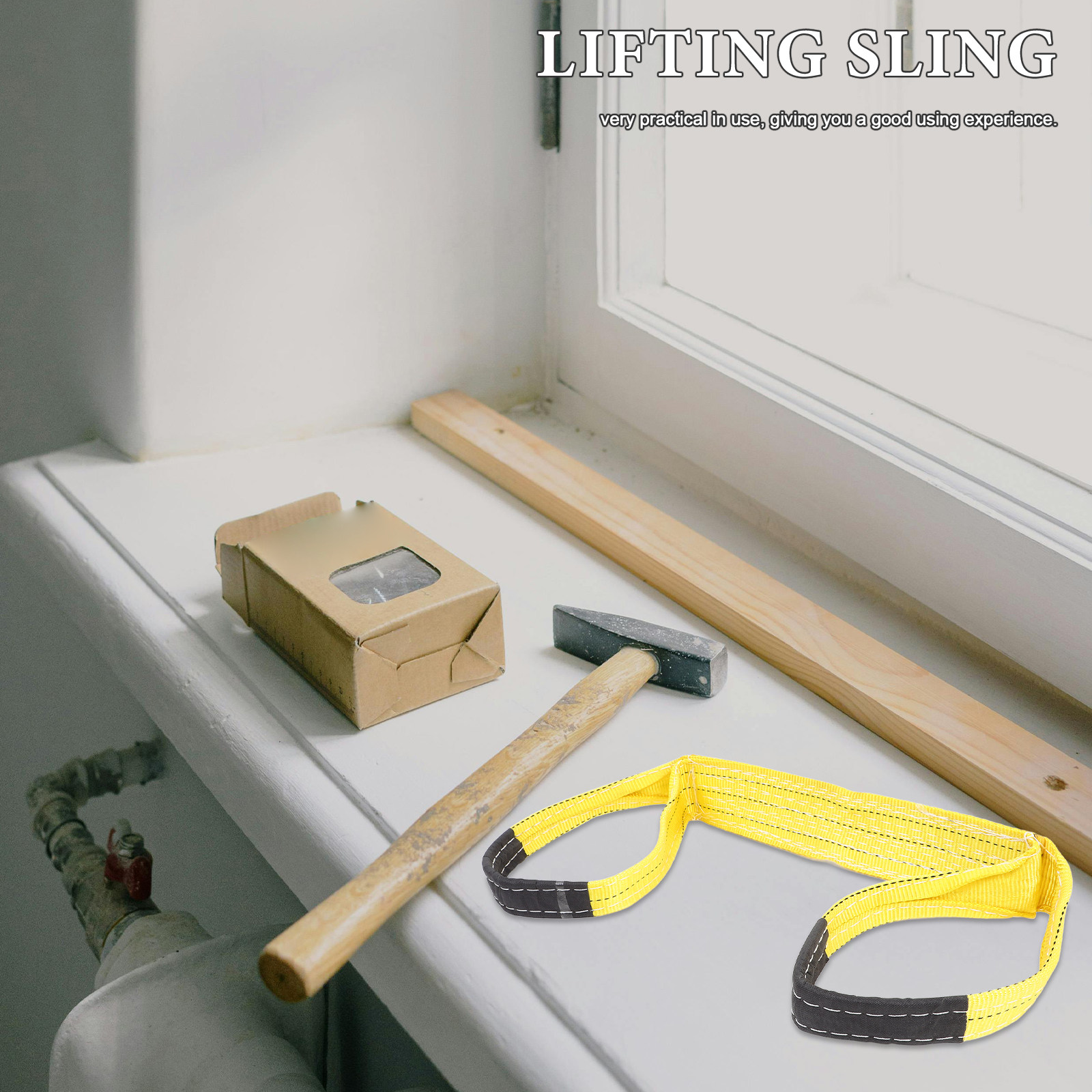 2Pcs Lifting Strap Web Sling H - огляд і ціна Lifting Belt