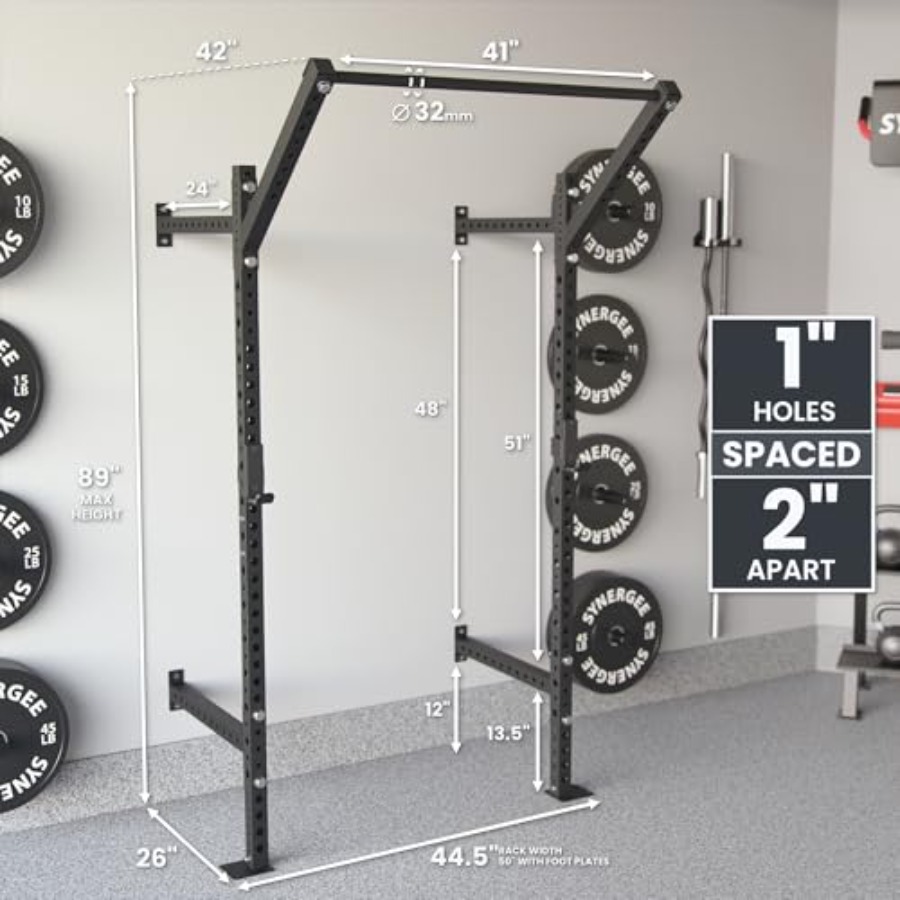 Wall Mounted Squat Rack for ho - огляд і ціна Pull Up Bar