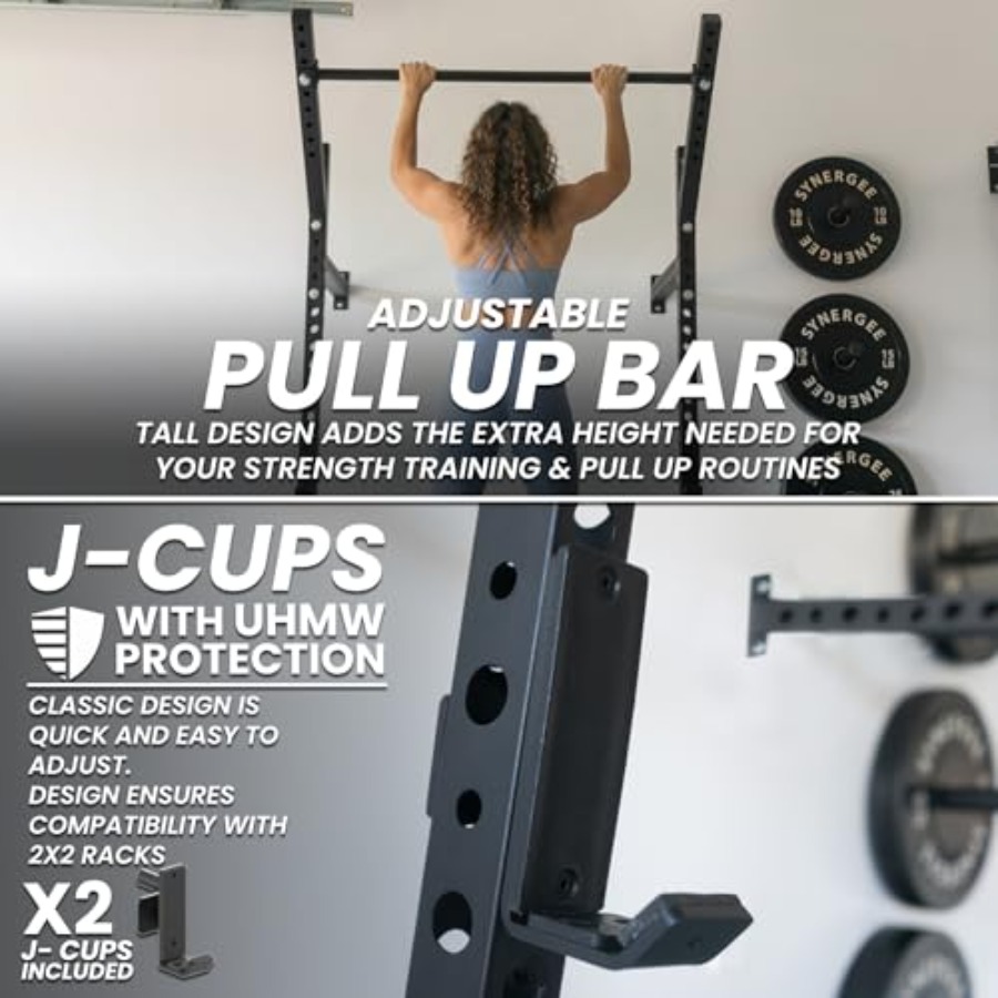 Wall Mounted Squat Rack for ho - огляд і ціна Pull Up Bar