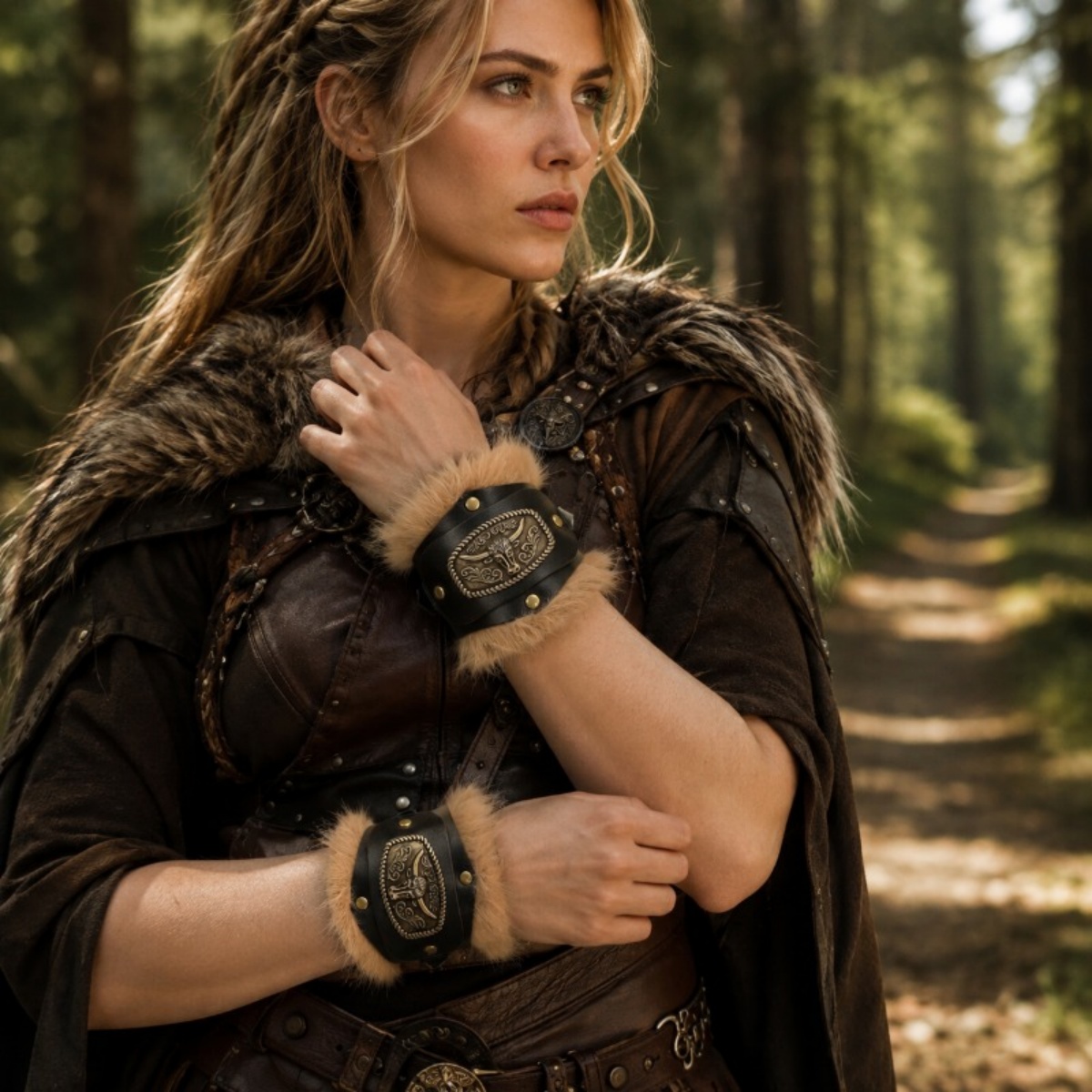 Medieval Viking PU Wrist Guard - огляд і ціна Wrist Wraps
