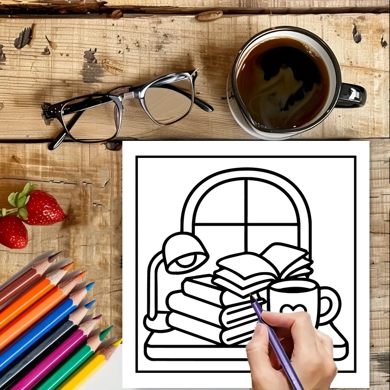 Book Lovers Coloring Book for  - огляд і ціна Chalk Bag