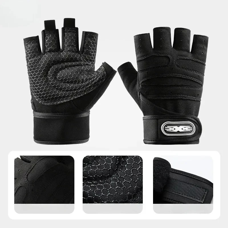 Men Women Fingerless Workout G - огляд і ціна Weightlifting Gloves