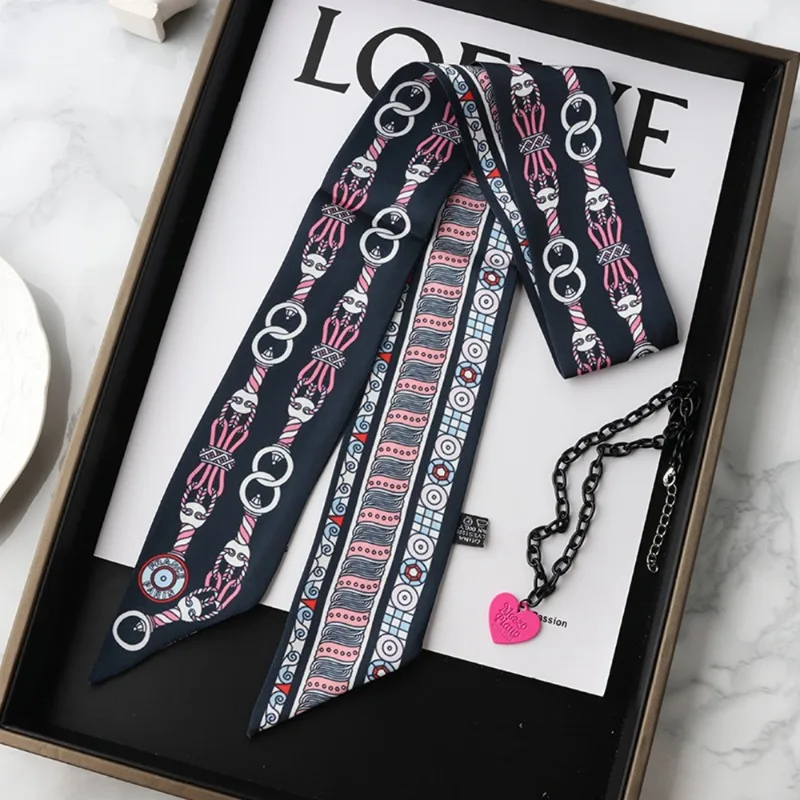 Fashion Skinny Silk Scarf for  - огляд і ціна Wrist Wraps