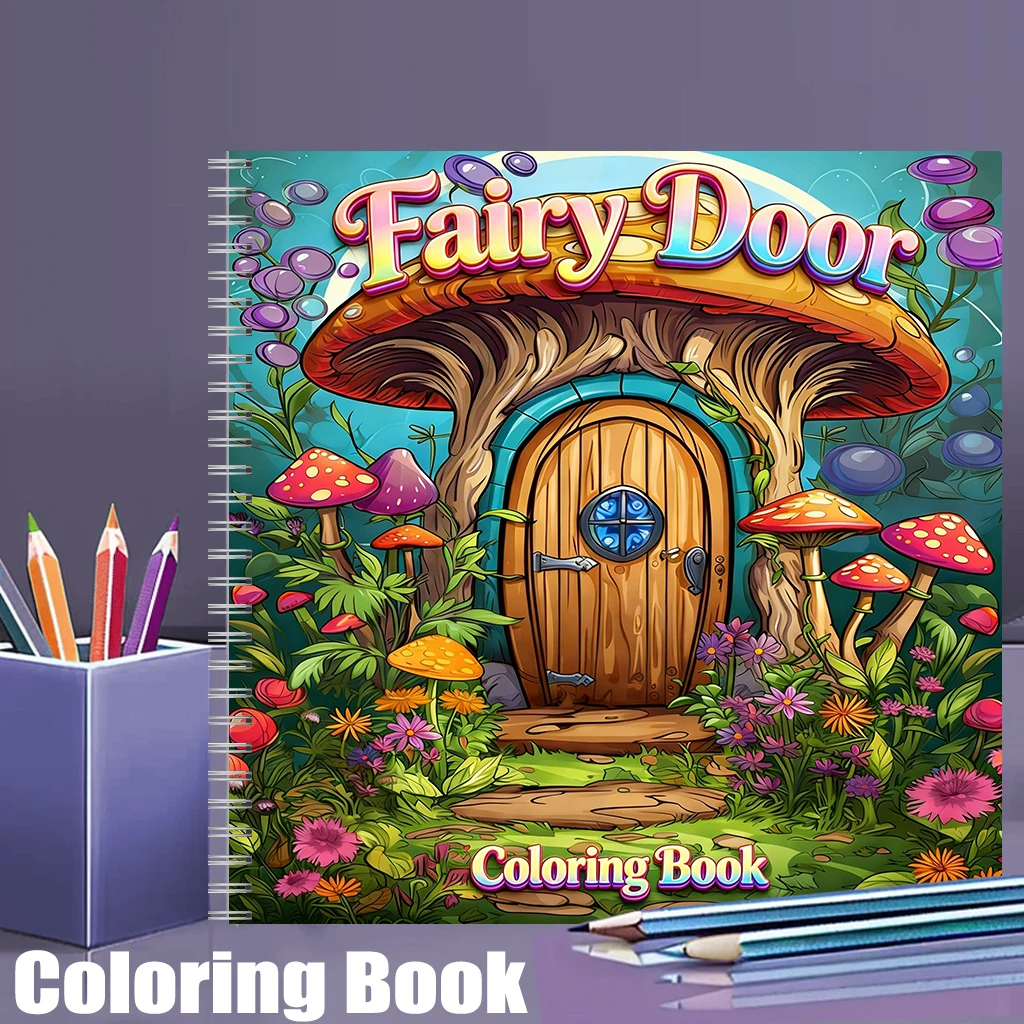 Coloring Book Fairy Door for A - огляд і ціна Chalk Bag