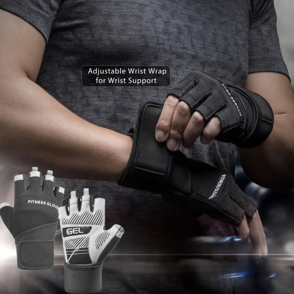 Half Finger Gym Gloves Wear Re - огляд і ціна Weightlifting Gloves