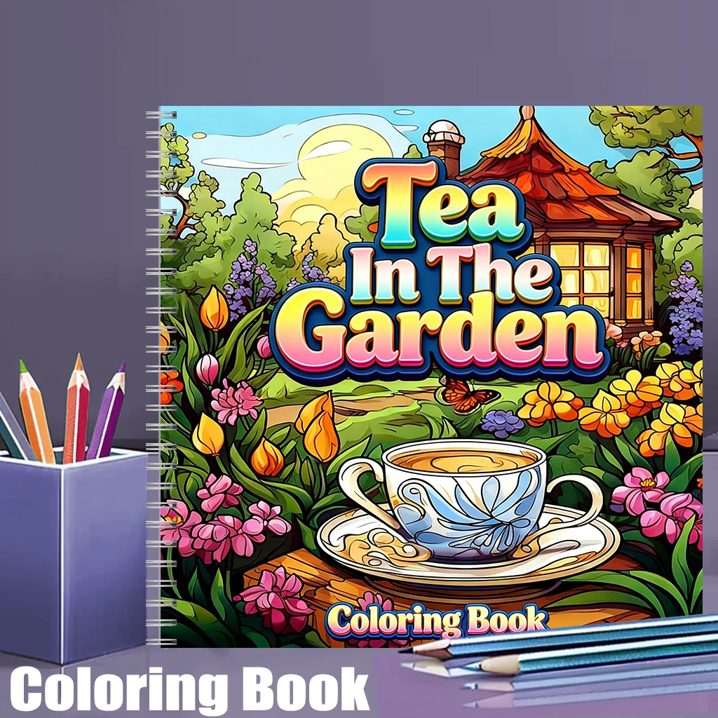 Tea In The Gardens Coloring Bo - огляд і ціна Chalk Bag